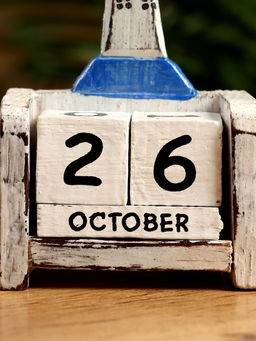 Календарь настольный Маяк, 7411 см, дерево, бело-синий - Simaland фото 6