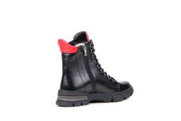 Ботинки EDART 227.V.astra15bl.black+red/шерсть
