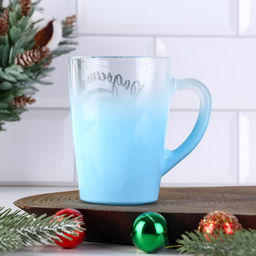 Кружка стеклянная новогодняя «Приятных моментов», 300 мл