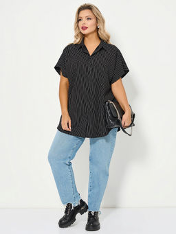 Рубашка 0293-1а черный кварц