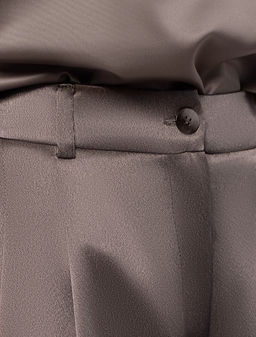 VILATTE / Брюки-палаццо из струящегося сатина  фото 2