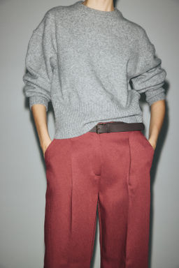 Pantal?n amplio con cintur?n - H&m фото 6