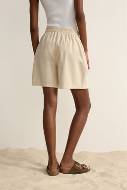 Шорты изо льна на резинке - Mollis фото 5