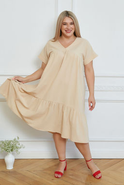 Платье Luxury Moda 1327 бежевый