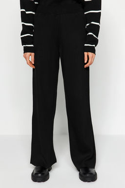 Siyah Genis Kal?p Fermuarl? Triko Alt-Ust Tak?m TWOAW24AU00025 - Trendyolmilla фото 7