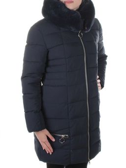 216 DK. BLUE Пальто женское зимнее Wisbeer