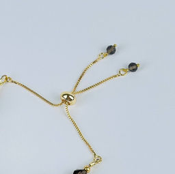 Браслет регулируемый с камнем Раухтопаз - Радуга самоцветов фото 2