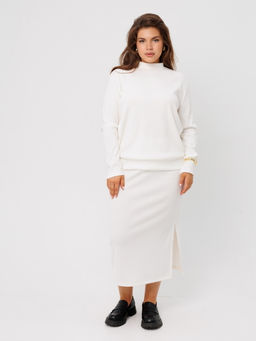 Костюм женский К-242 (лапша Софт г/к) Бежевая