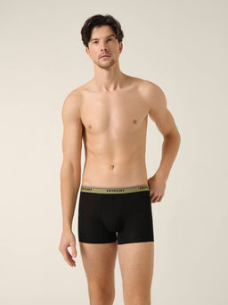 DIWARI PREMIUM MSH 1568 Трусы мужские (бандероль) black-khaki strip