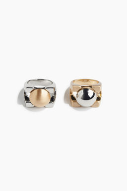 Pack de 2 anillos bicolor - H&m фото 3