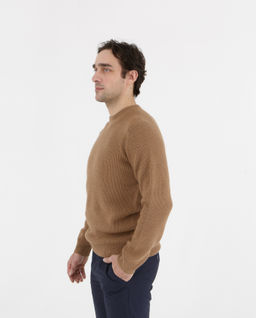 Джемпер из верблюжьей шерсти 01248 рыжий