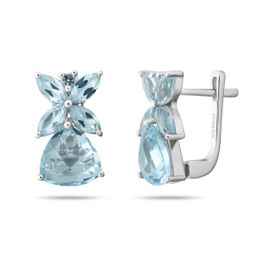 Серьги, топаз, Дайон