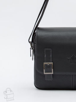 Портфель мужской кожаный 6997-1Z black Zinimsk