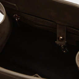 Женская сумка с ручками CALZETTI ASHLEY MINI Артикул 4250254, серовато-коричневый  фото 6