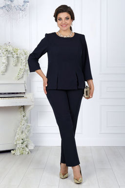 Платье Ninele 7431-Р темно-синий - Mira fashion фото 1798