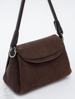 Сумка женская кожаная 2617Y coffee Polina&Eiterou