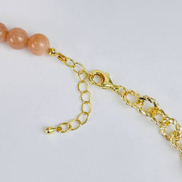 Колье из Лунного камня с кулоном из Жемчуга - Радуга самоцветов фото 3