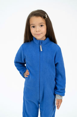 Комбинезон детский флисовый василек