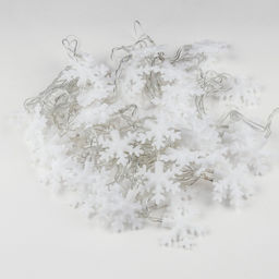 ULD-S0700-050/DTA MULTI IP20 SNOWFLAKES-3 Гирлянда светодиодная с контроллером Снежинки-3, 50 светодиодов, 7 м, разноцветная, IP20,провод прозрачный - Volpe фото 3