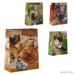 Цена за 12 шт. Пакет подарочный 26х32х10 / 115-32 /уп 12/720/ микс 23 февраля