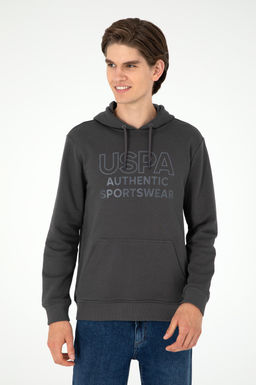 Мужской свитшот антрацитового цвета Неожиданная скидка в корзине - U.s. polo assn фото 3
