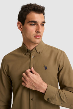 Erkek Haki Uzun Kollu Basic G_mlek - U.s. polo assn фото 2