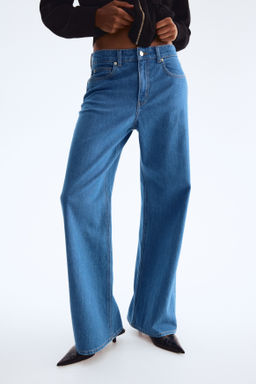 Wide High Waist Jeans - H&m фото 22