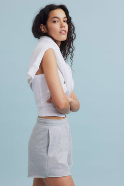 Pantalon corto en sudadera - H&m фото 3