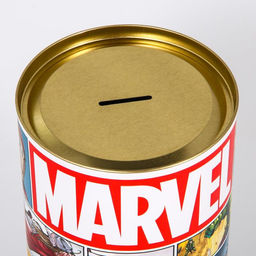 Копилка металлическая, 20.5 см × 12 см × 12 см, XXL MARVEL, Мстители