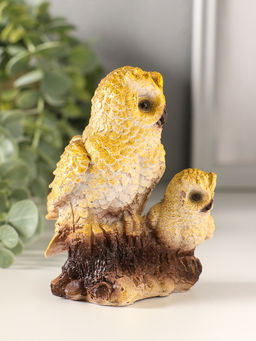 Фигурка «Сова с совенком», 9.5×6×8 см, МИКС
