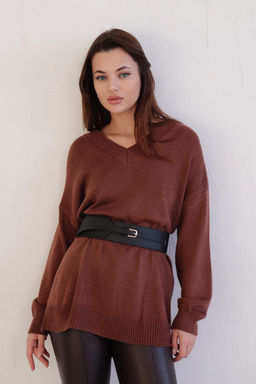 10401 Пуловер коричневый - Martichelli фото 8