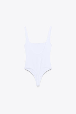 POLYAMIDE STRAPPY BODYSUIT - Zara фото 7