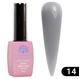 Цветная френч база для гель лака Global Fashion, Color French Base Coat 8 мл, 14  фото 5