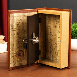 Шкатулка книга-сейф «Мастер и Маргарита», искусственная кожа, 21×13×5 см