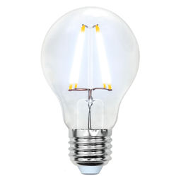 LED-A60-8W/NW/E27/CL GLA01TR Лампа светодиодная. Форма "A", прозрачная. Серия Air. Белый свет (4000K). Картон. ТМ Uniel