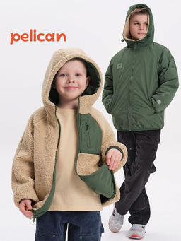 Pelican BZIM5320 двусторонняя ветровка для мальчиков  фото 13