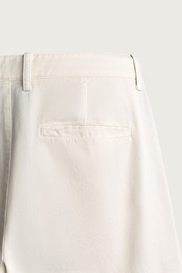 PANTAL?N CARGO RELAXED FIT / Blanco roto - Zara фото 7