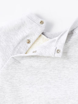 Nak??l? Erkek Bebek Sweatshirt ve E?ofman Alt 2li Tak?m - Waikiki фото 3