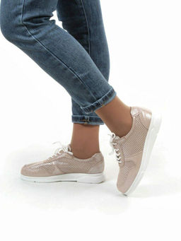 05-FEE01-2P BEIGE Кроссовки (нубук) - Фабричный китай фото 20