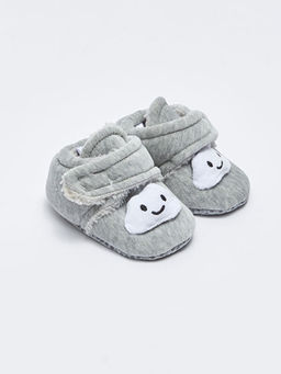 3D Aplike Detayl? C?rt C?rtl? Erkek Bebek Panduf