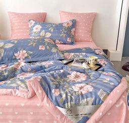 Одеяло Boris с простыней и наволочками Двухсторонний Страйп-сатин ODBORDSS013 Евро