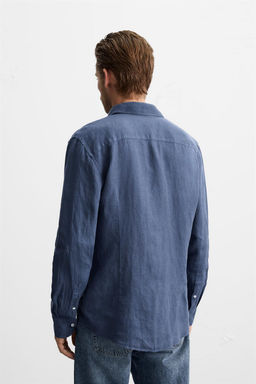 100% LINEN SHIRT - Zara фото 20
