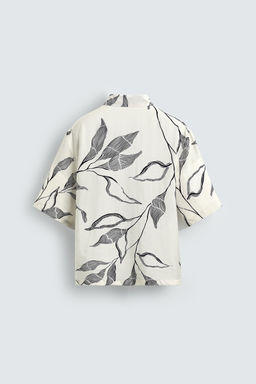 FLORAL PRINT SHIRT - Zara фото 8