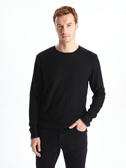 Bisiklet Yaka Erkek Triko Kazak