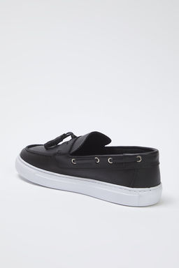 Trendyolmilla Shoes Siyah Hakiki Deri Puskul Detayl? Erkek Loafer Ayakkab? TAKSS25LA00020  фото 5