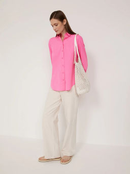 Рубашка однотонная