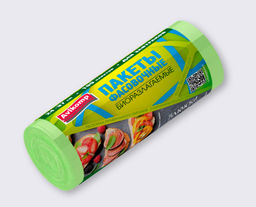 Avikomp Биоразлагаемые пакеты для завтраков Eco Technology, ПНД, 24х37см, 100шт, рулон