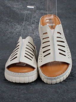 08-PED173-1 BEIGE Босоножки женские (натуральная кожа)