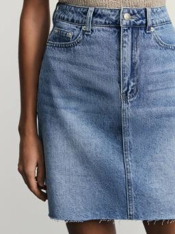 Джинсовая юбка мини / Zarina  фото 6