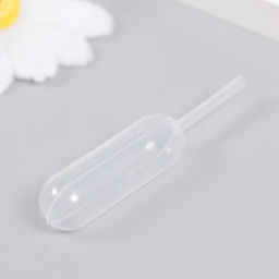 Цена за 50 шт. Пипетка пластик для рисования в технике батик "Вытянутый овал" 4 мл 2,4х4,1х6,5 см